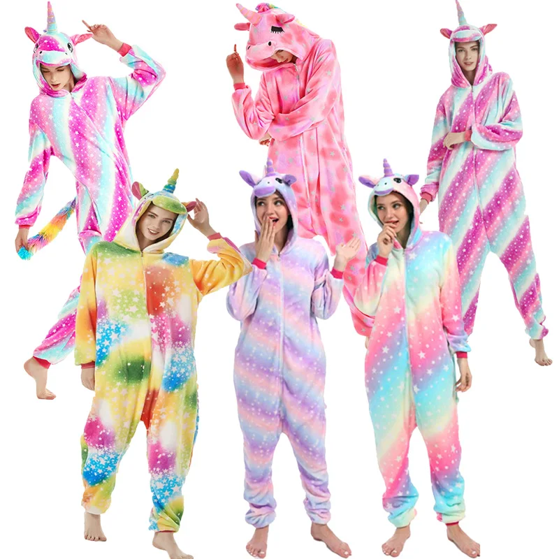 

One Piece Pajamas Sleepwear Nightgown Homewear Lingerie Bodysuits Jumpsuit Halloween Cosplay Costumes Long Sleeve Fluffy Pajamas