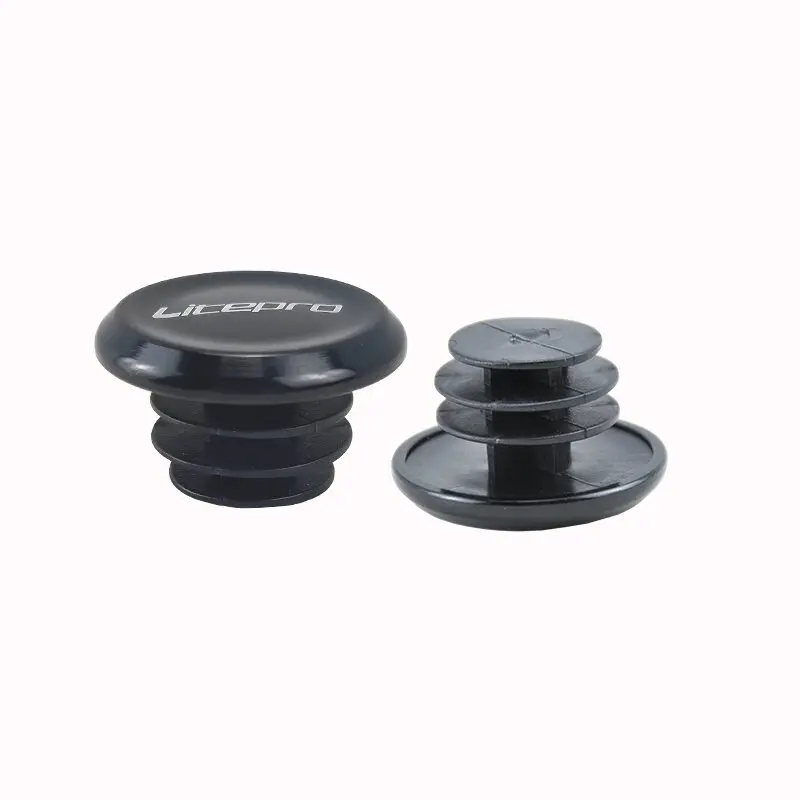 Litepro MTB Road Bike Handlebar Grips Plastic Plug Ultralight Lockable Grips 22.2mm Expansion Stopper Parts For brompton Bike