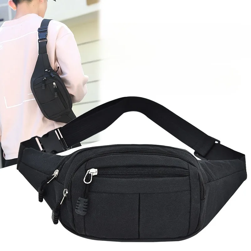 Bolsa para cinto de telefone grande para homens e mulheres, bolsa casual para viagem ao ar livre, bolsa de cintura de moda