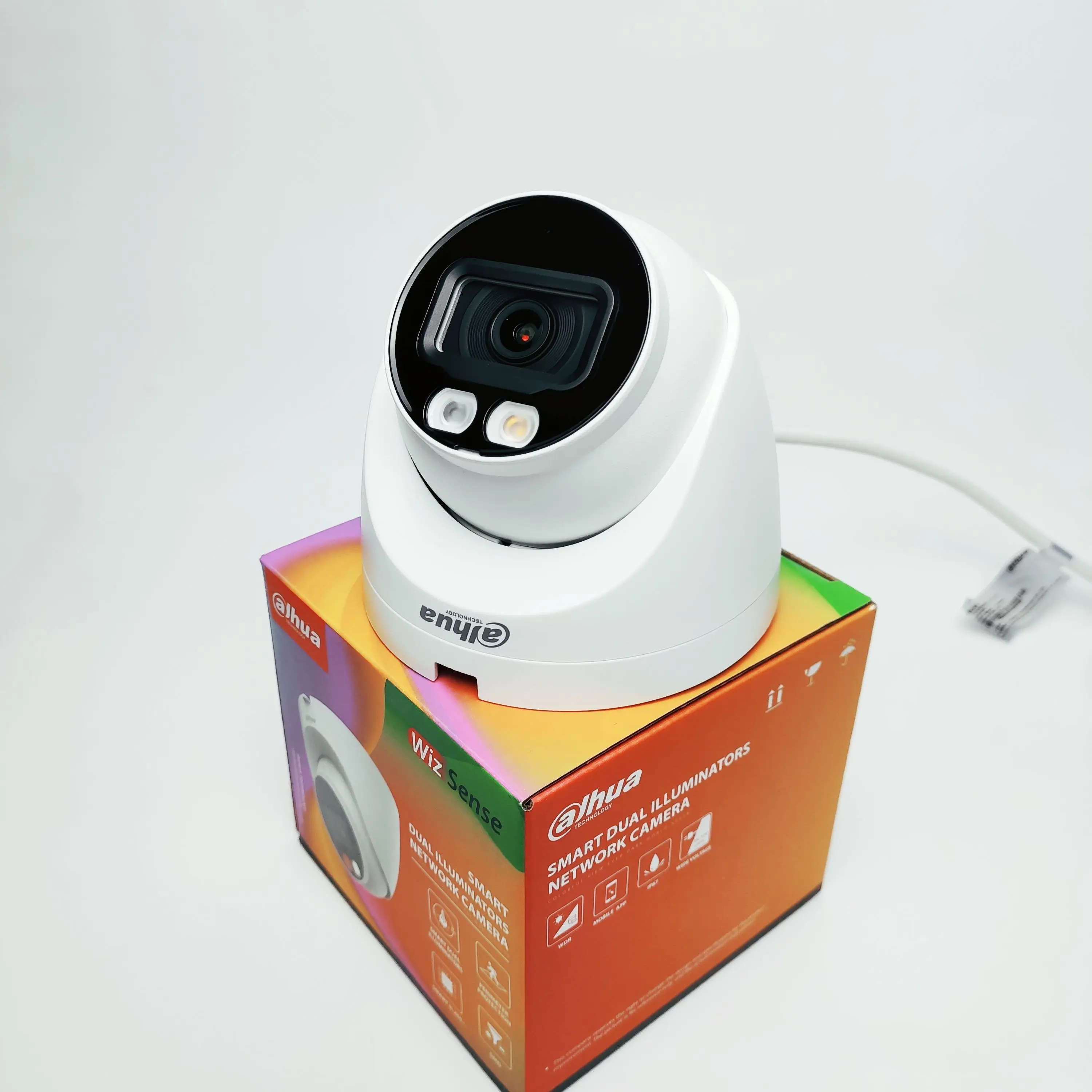 Original Dahua IPC-HDW2849T-S-IL 8MP Smart Dual Light Fixed-focal Built in MIC Eyeball WizSense Network Surveillance Camera