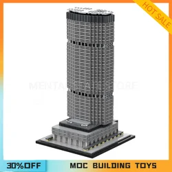 Customized MOC MetLife Building Building 1:800 Scale Building Blocks Technology Bricks DIY Creative Assembly Education Toy Gifts