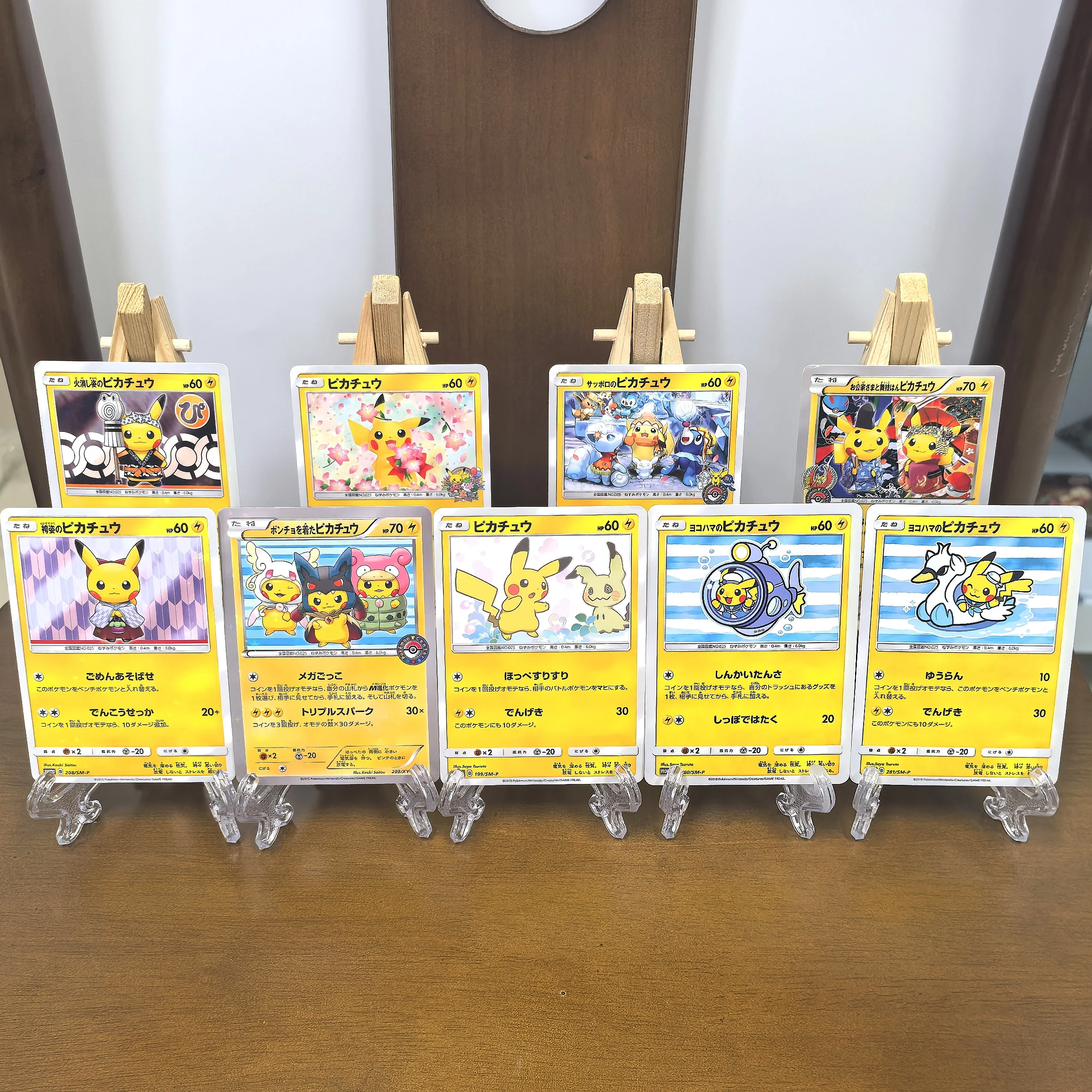 

Японская коллекционная карта Pokemon SM-P, косплей, босс, астронавты, Пикачу, редкая самодельная одиночная карта, классическая игра, аниме-карты, подарок