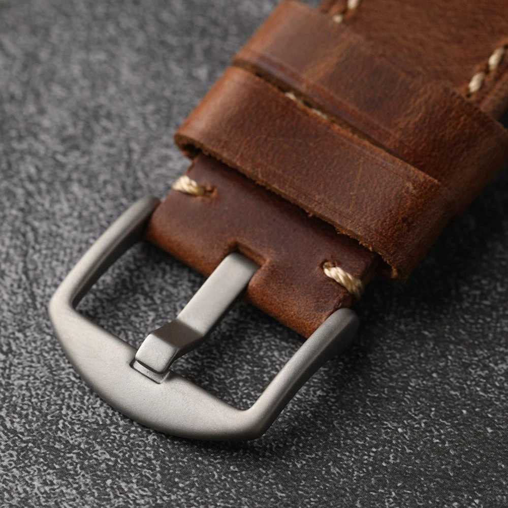High-end Titanium Buckle, 20 22 24MM, Titanium Color Gold Buckle, Genuine Leather Rubber Watch Buckle Accessories