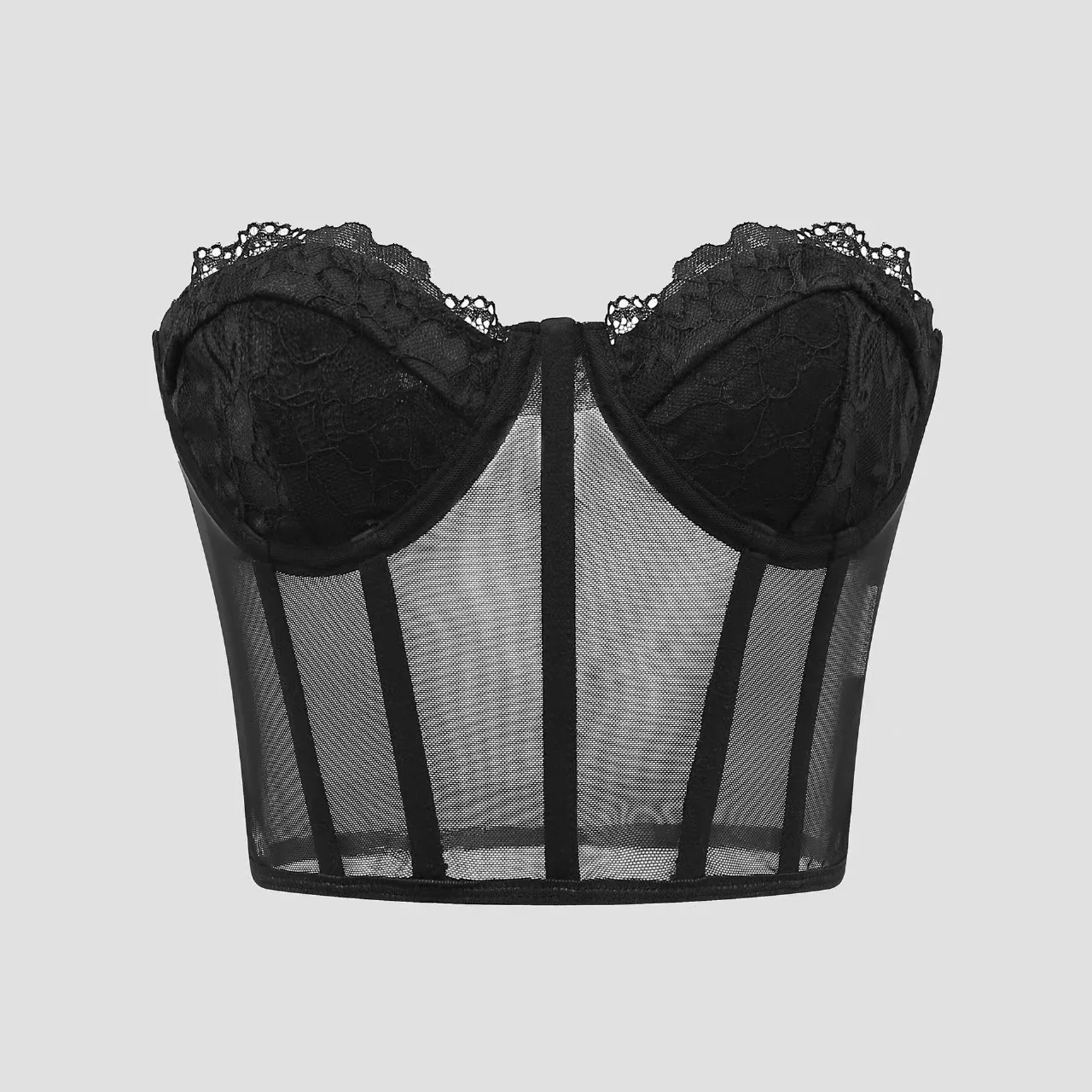 Fishbone Lingerie Sexy Spitzen-Tanktop