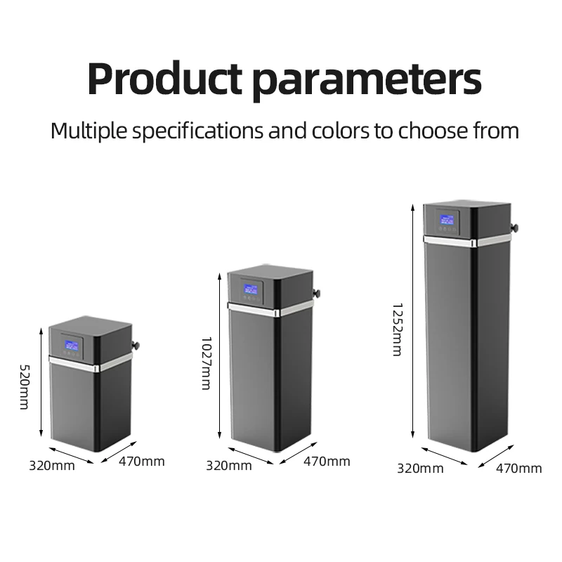 Intelligent Luxury Automatic Electric Power Water Softener For  Salt Depletion Feature For Outdoor Residential Home