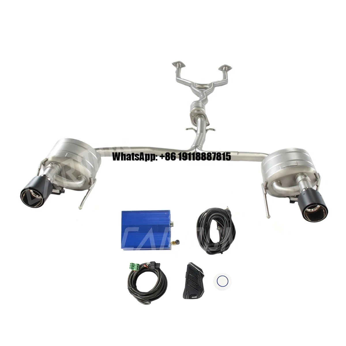 

Catback for Toyota REIZ MARK X 2.5L 3.0L 2008-2015 High Quality Exhaust System SUS304 Muffler Electronic Valve Remote Controller