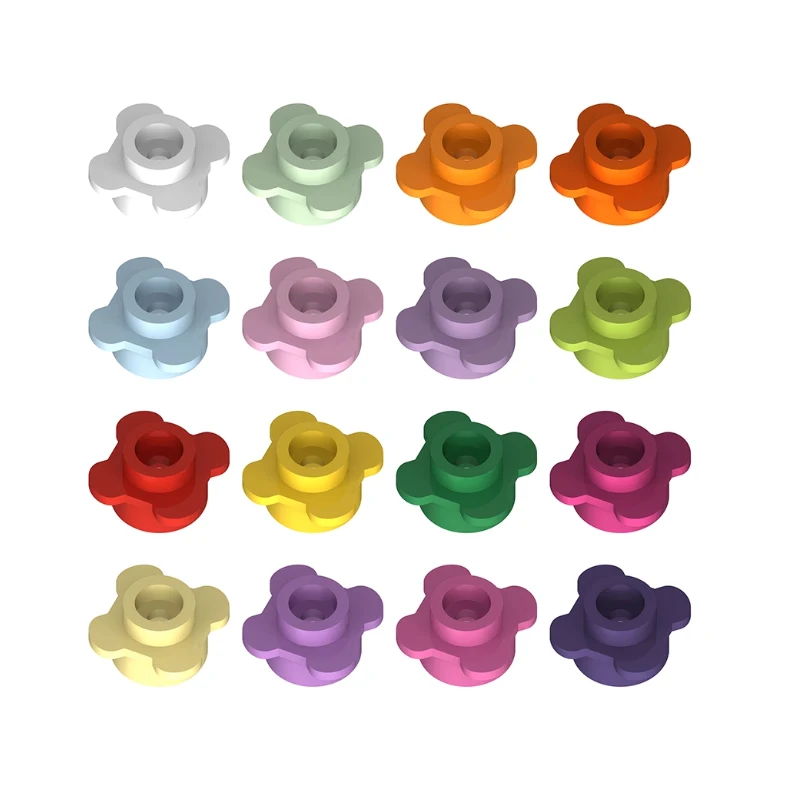 

Детали MOC Technology 33291, круглая тарелка с цветком растения, 1 x 1, 4 предмета, совместимые строительные блоки, частицы, детская игрушка в подарок