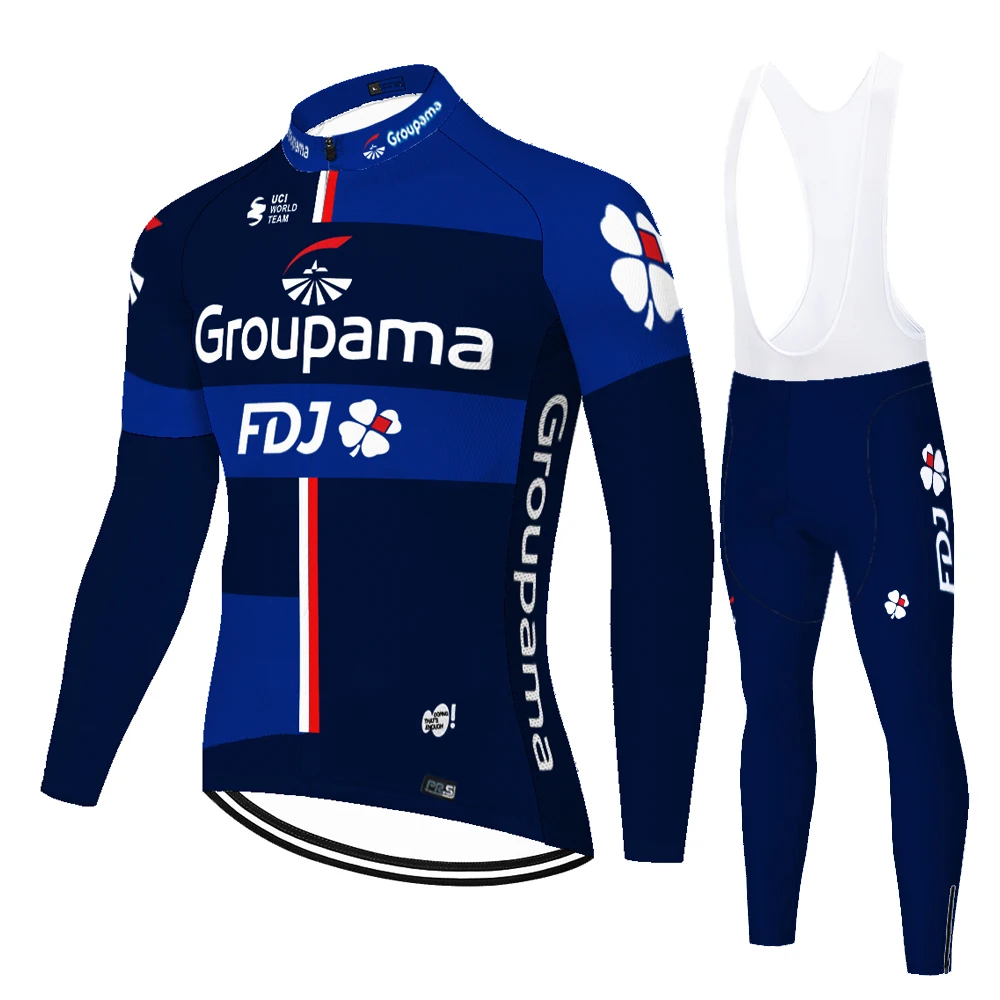 New Summer Spring 2024 FDJ conjunto ciclismo masculino cycling jersey abbigliamento mtb velo homme 자전거옷 자전거의류 אופניים kit bike