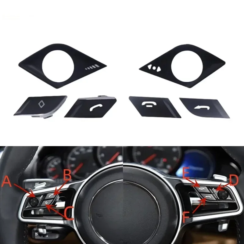 

Multifunction Steering Wheel Cruise Radio Telephone Control Switch Button For Porsche Cayenne 2015-2016 Macan 2014-2021