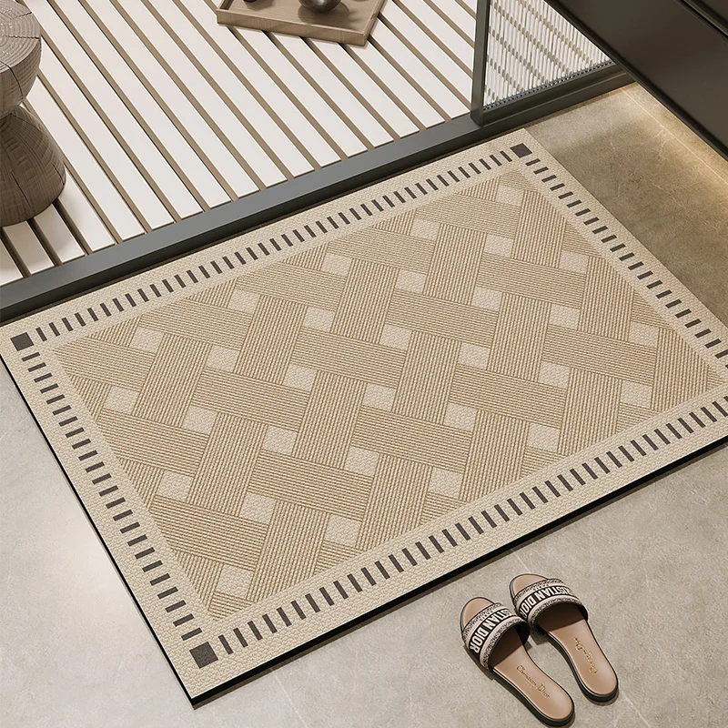 

Minimally designed bathroom floor mat with new soft diatomaceous earth water absorbing and anti slip bathroom floor mat