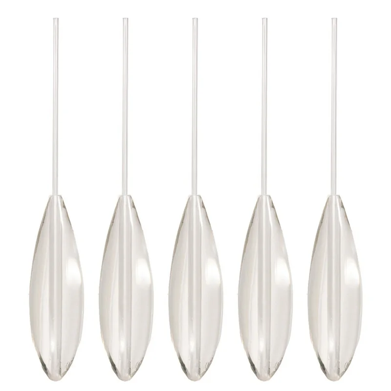 5pcs 5/10/15/20g Fishing Floats Set Bombard Acrylic Fishing Float Sinking-down Upward Fishing Float Fish Buoy Sunk Float