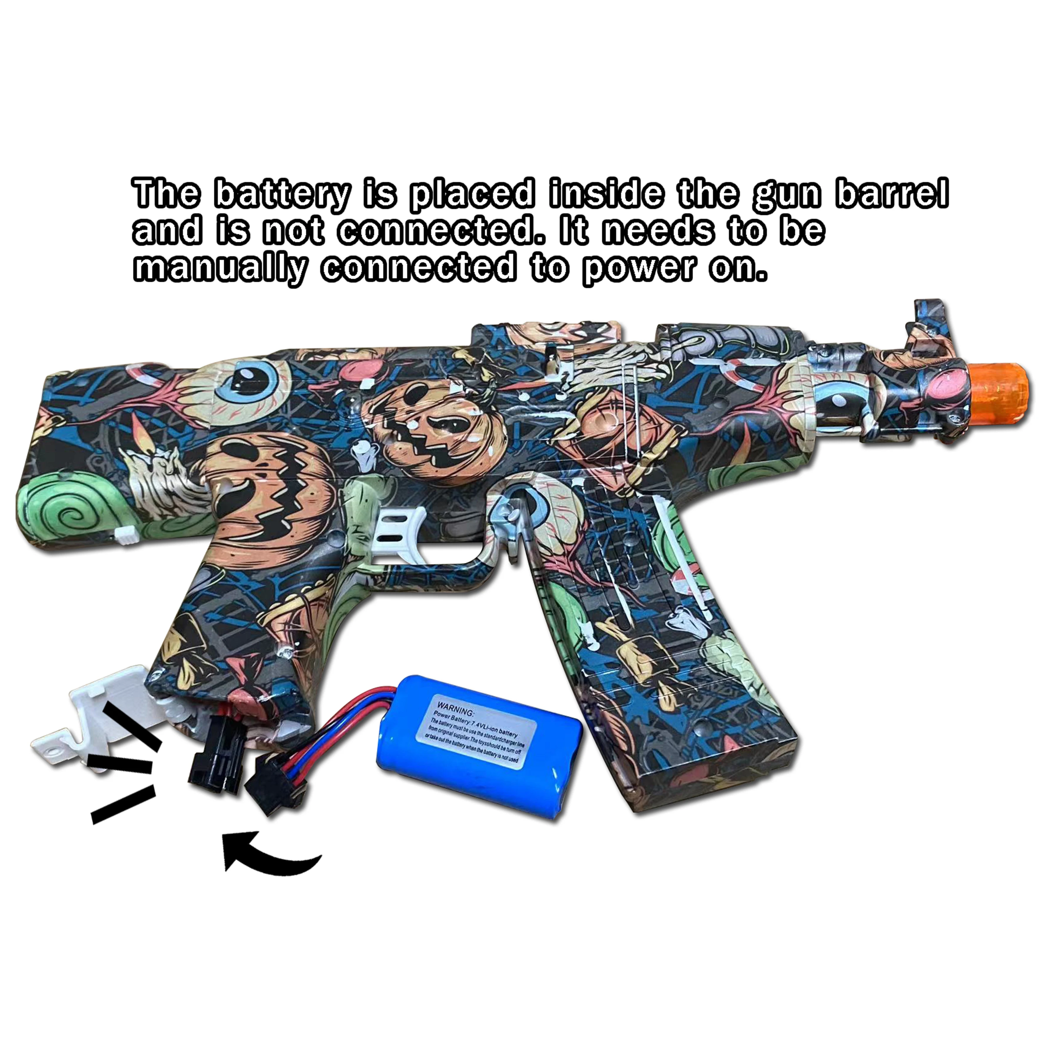 Tiro splatter bola blaster pistola de bomba de água elétrica de alta velocidade akm47, 20k + gel bala e óculos armas de brinquedo ao ar livre para crianças