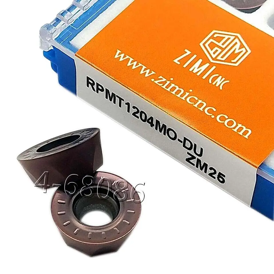 RPMT1204MO DU Milling insert Universal material for SRDPN/EMR 6R Round Nose Mill