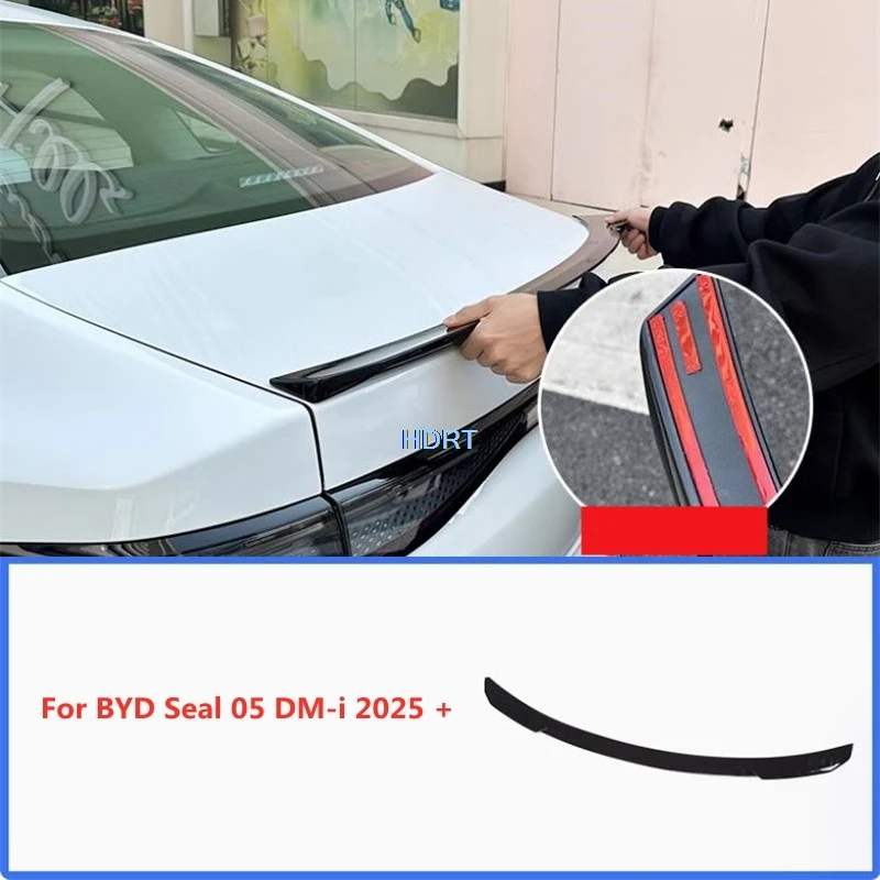 

Fit For BYD Seal 05 DM-i 2025 + Rear Roof Trunk Spoiler Plate Tail Gate Wing Cover Car Styling Protector Decoration Accessories