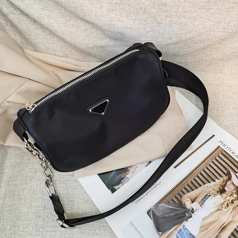 

New Oxford Saddle Bag, Small Black Bag, Fashionable and Versatile, Crossbody Bag, Women's Bag