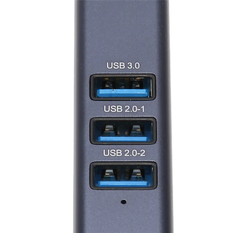 

Well Made-USB C To Ethernet Adapter RJ45 Gigabit Ethernet Port 4 In 1 USB C Hub With Storage Hole For Laptops