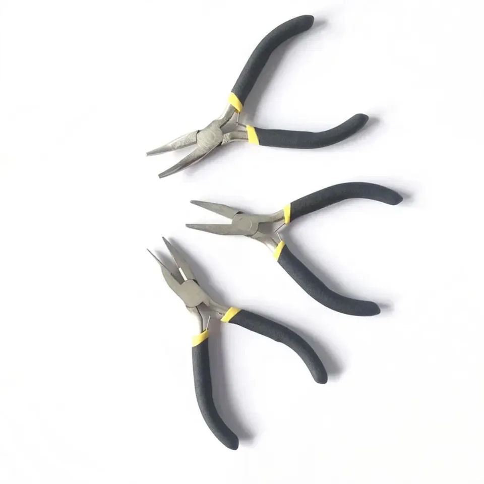 Microlink Hair Extension Tools Metal Steel Pliers & Micro Nano Ring Beads & Needles for Micro Loop Human Hair Extensions