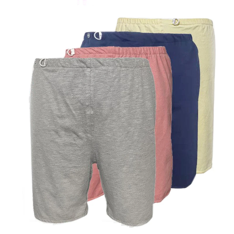 Shorts de fraldas de algodão laváveis à prova de vazamento para adultos, pano idoso, almofada de cama para homens e mulheres, seção fina, verão