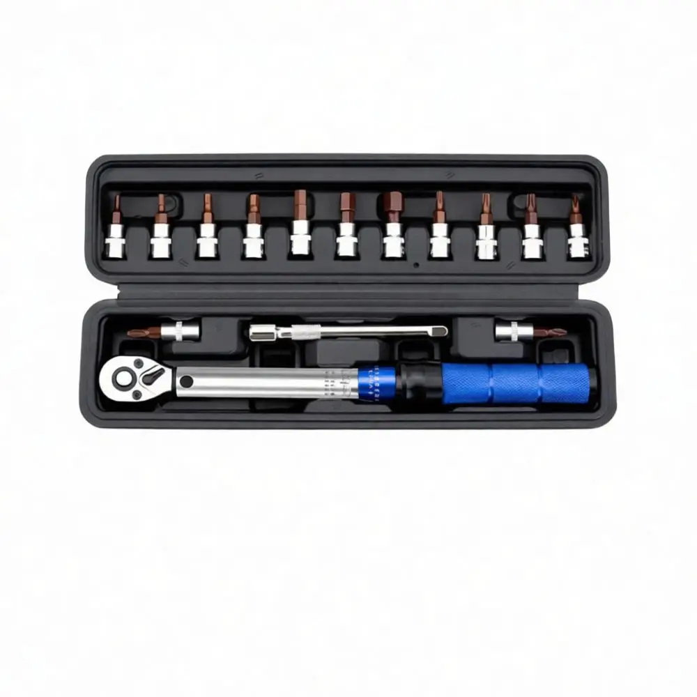 Adjustable 1 4 Drive Torque Wrench Preset Ratchet Spanner Hand Tool Set Professional Workshop Bicycle Repair Equipment