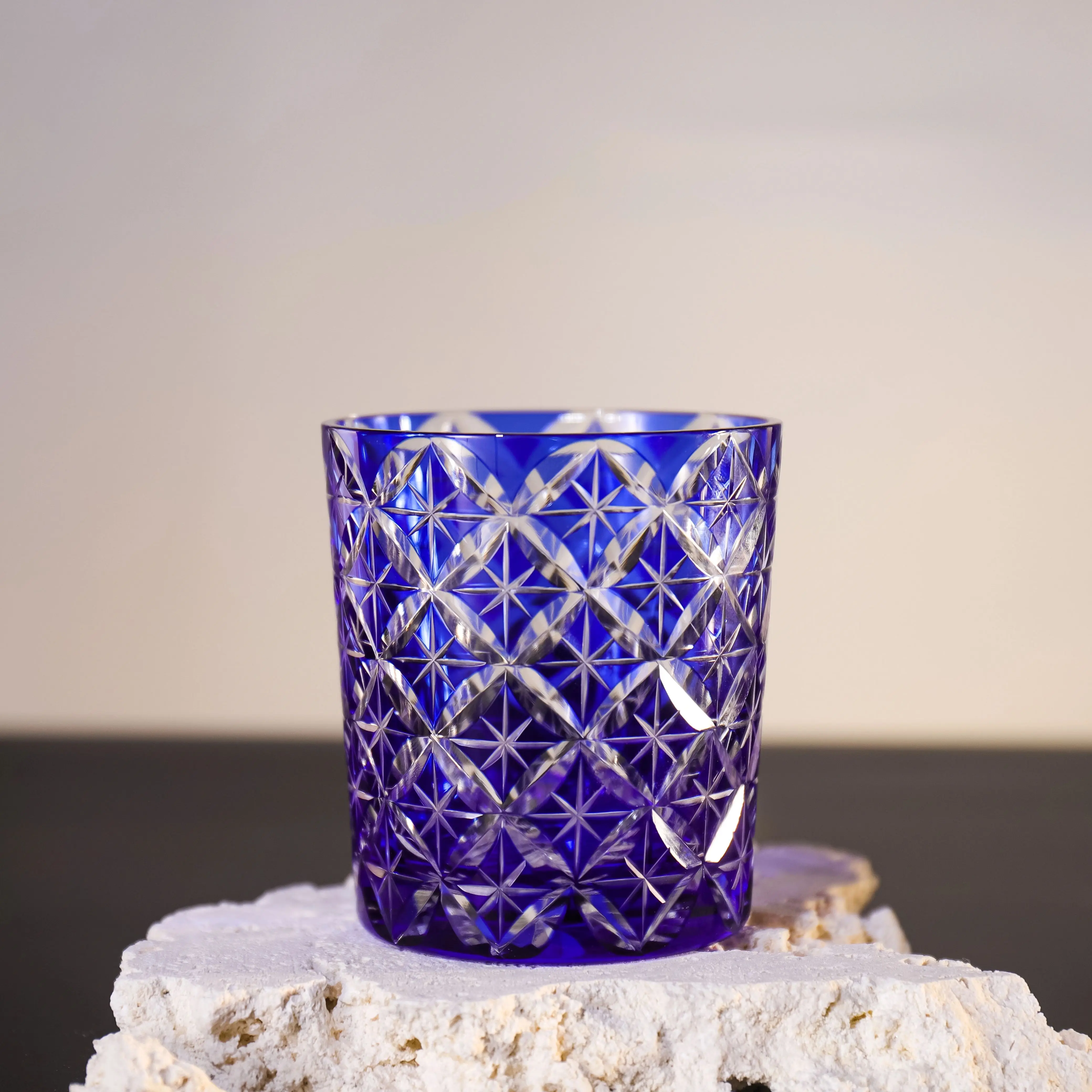 Color-Engraved Seven Treasures Whiskey Glass, Traditional Craftsmanship, Hand-Blown, Never-Fading, Hand-Engraved Glass Cup, High-End Luxury, Niche and Unique Glass Cup, Wine Glass, Birthday Gift, Preferred Gift Choice