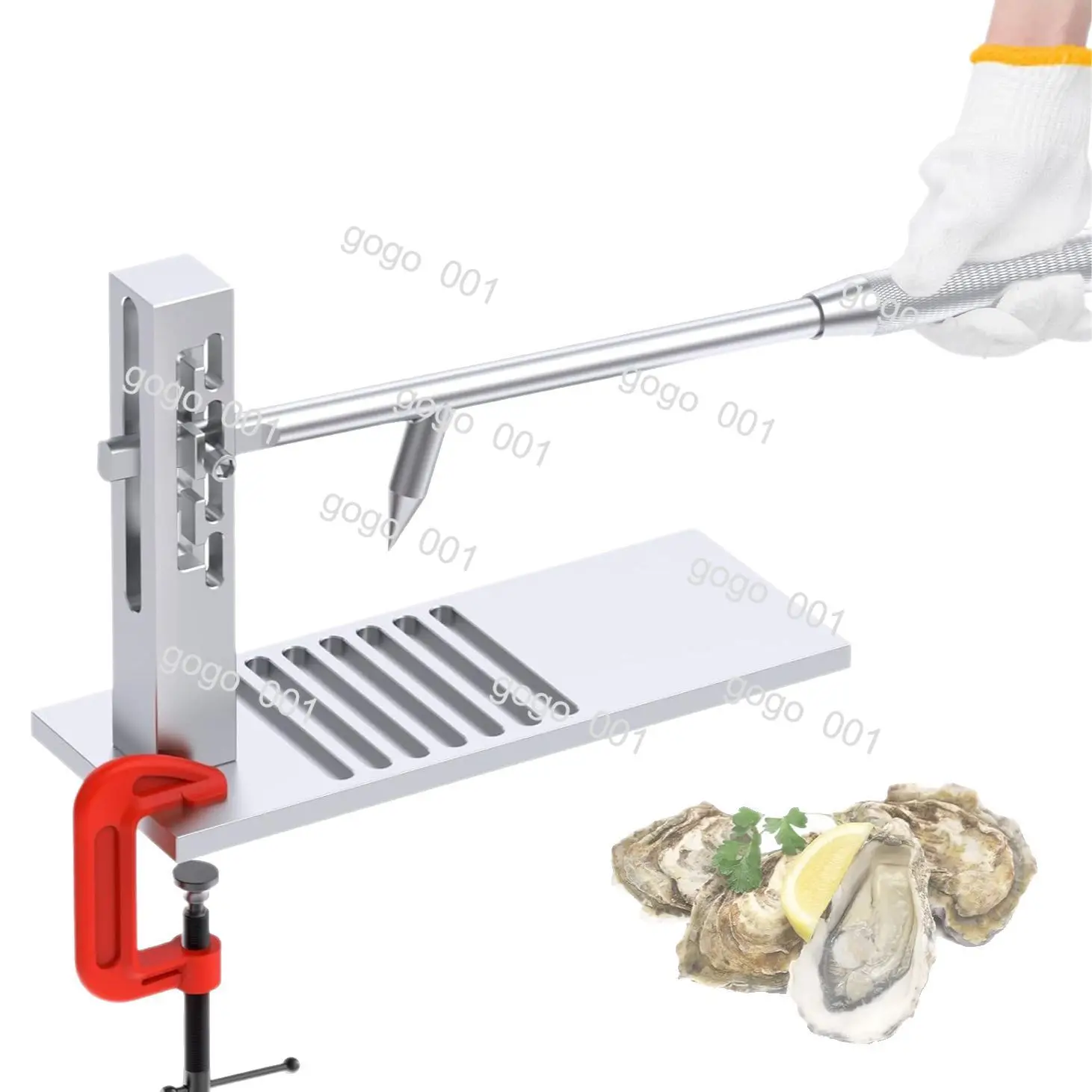 

Stainless Steel Oyster Shell Opener, Oyster Artifact Professional Pry Open, Fish Killing Tool Barbecue Commercial