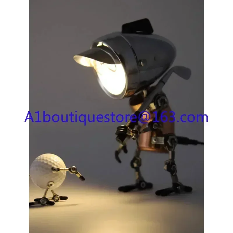 

handmade creative ornament Robot office desktop porch study
