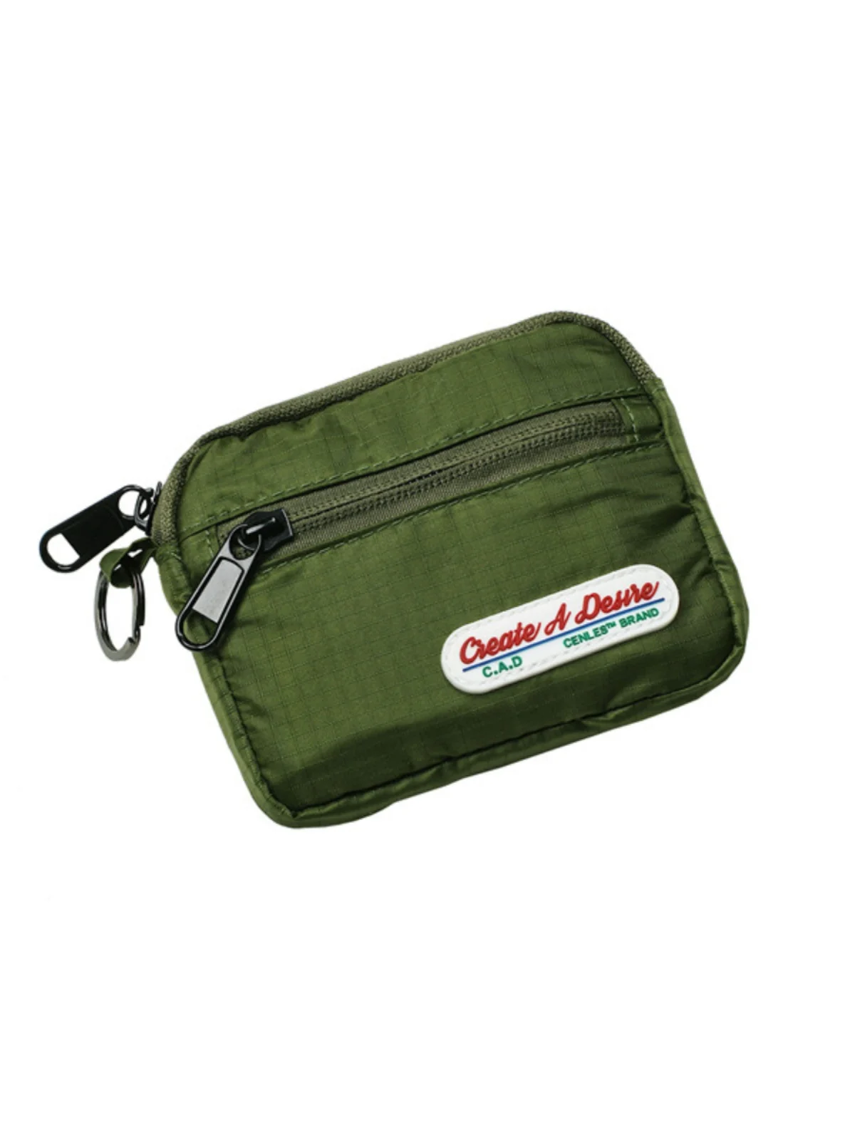 Monedero Multifuncional de Nailon para Hombre, Cartera Cruzada para Tarjetas de Identificación, Llavero Pequeño, Monedero con...