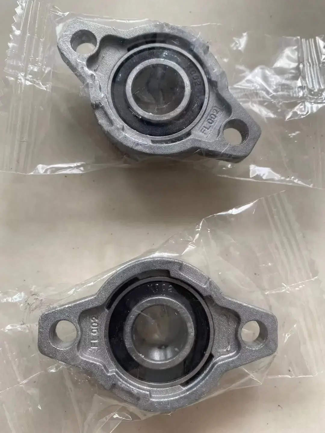 

10PCS Bearing Shaft Bore 8 15 20mm Pillow Block Bearings KFL004 KFL005 20/25mm Zinc Alloy Flange