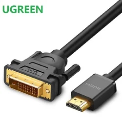 UGreen HD To DVI Computer TV Monitor  Converter Cable HDMI-Compatible Interface Adapter Projector Line