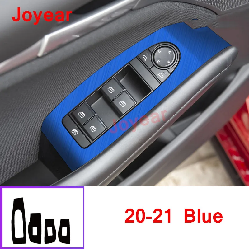 

For Mazda 3 Axela 2020-2021 Car Door Window Lifter Panel Armrest Lift Switch Button Trim Frame Stickers Car Accessories