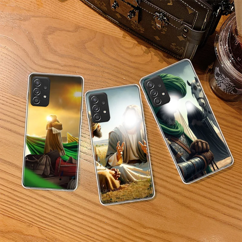 Islam Shia Imam Ali Hussain Phone Case For Galaxy Note 20 Ultra 10 Lite 9 8 Samsung A15 A25 A35 A55 A05S M12 M21 M30S M31 M32 M5