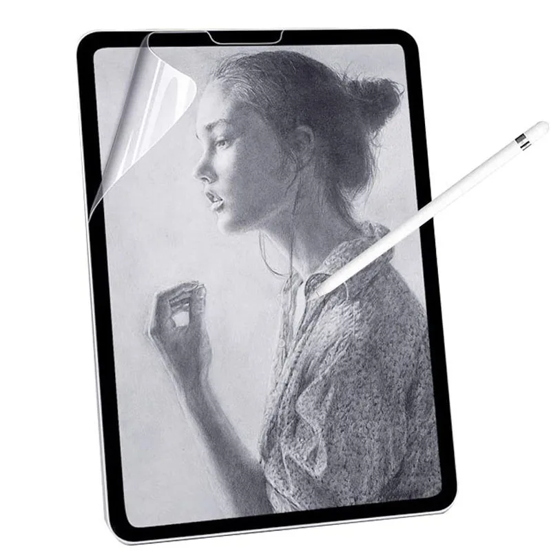 Wie Papier Displayschutzfolie Matt PET Malerei Schreiben für iPad 10 2022 9 8 7 Air 5 4 3 Mini 6 5 4 Pro 12,9 11 10,9 10,5 10,2 – Detail 1