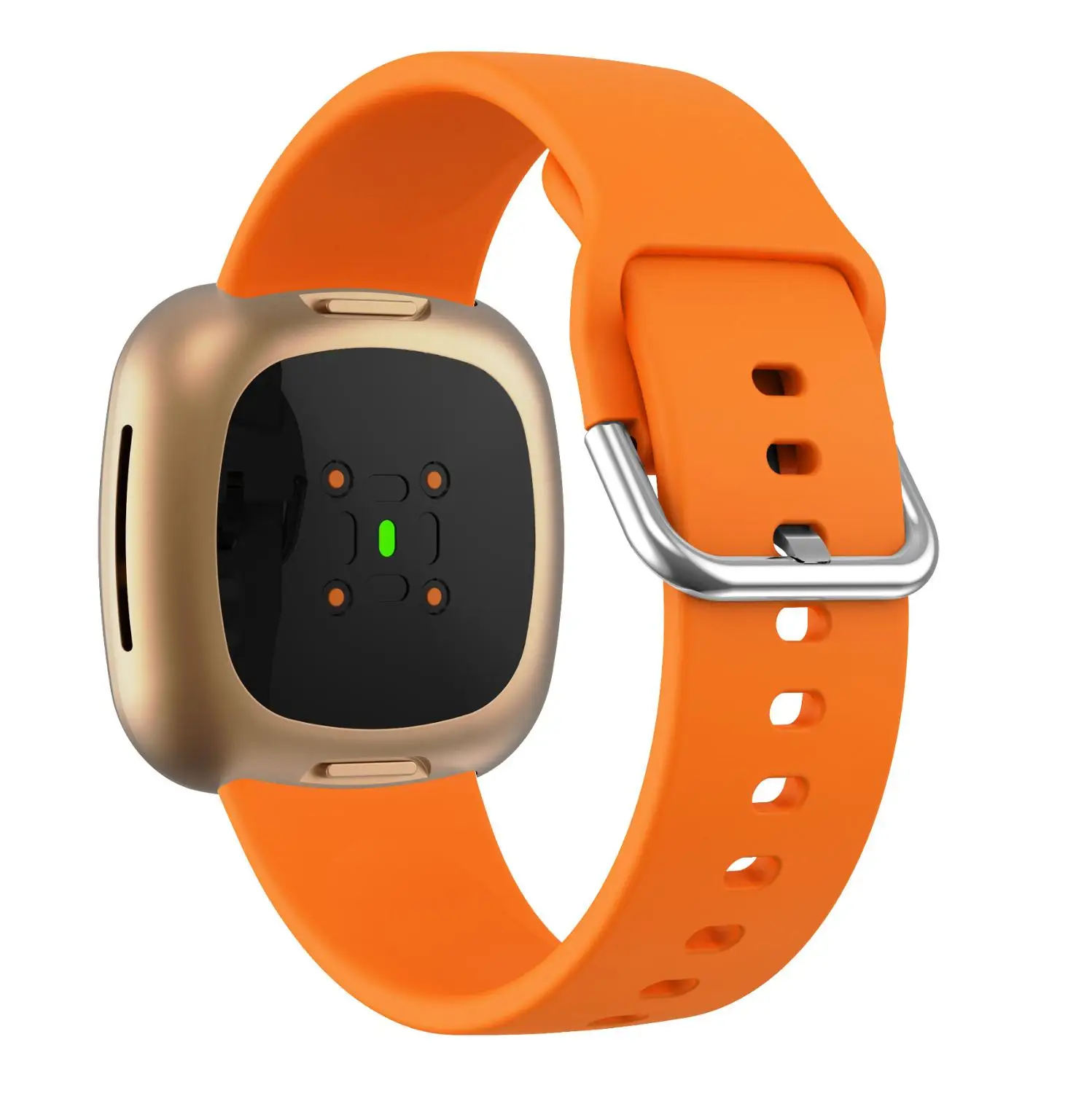 Correa para Fitbit Versa 3, repuesto de silicona suave, resistente al agua, Accesorios inteligentes para Fitbit Versa3/ Sense