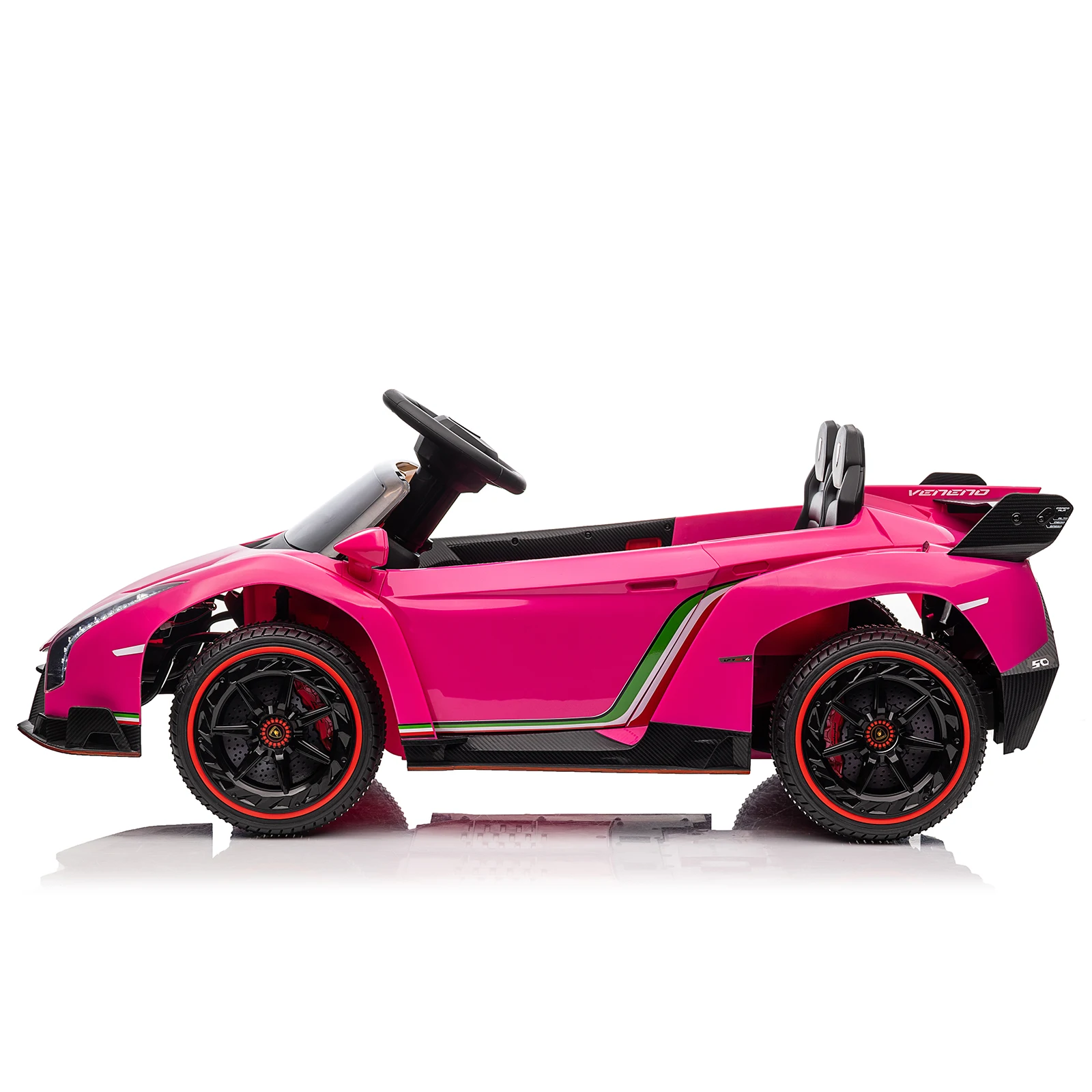 Leadzm Lamborghini Gift kleiner Doppel antrieb 12v 10.4ah mit 4,5g fern gesteuerten Sportwagen rosa