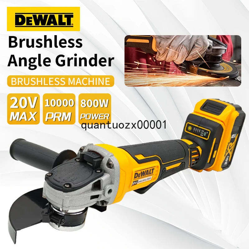 ديوالت 20 فولت بطاريات 125 مللي متر DCG405 اللاسلكي زاوية طاحونة فرش المعادن القاطع النجارة ساندر