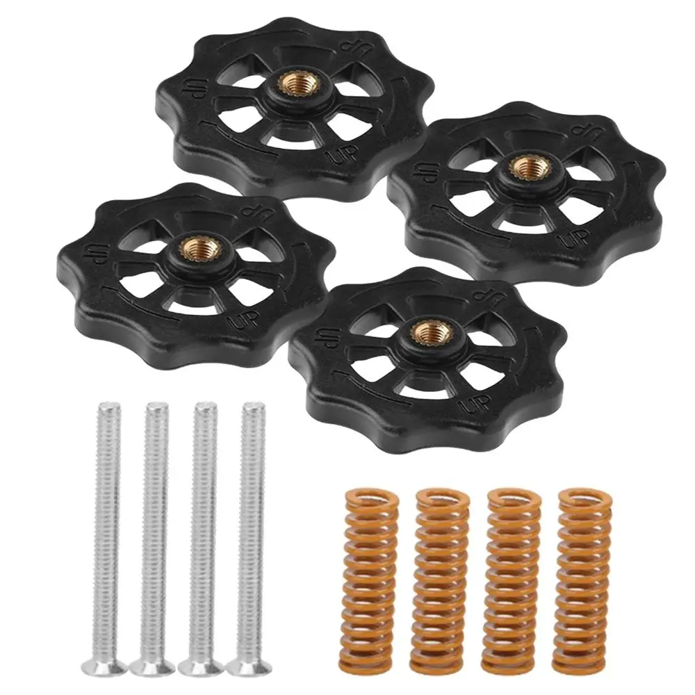 4pcs Upgraded Durable Leveling Kit Nuts Precision Stable Hand Twist Nuts Leveling Nuts For Ender 3 Series