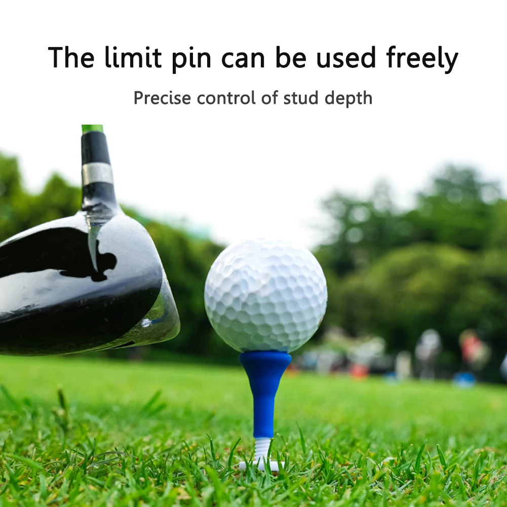 5 قطعة/صندوق حامل الكرة المحملة التدريب المستقر الكرة حامل المحملات ارتفاع قابل للتعديل في الهواء الطلق إكسسوارات رياضية لممارسة لاعب الغولف