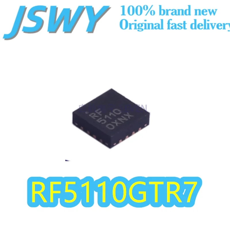 

(1/10 pieces) RF5110GTR7 RF amplifier IC silk screen RF5110 QFN-16 package 150-960MHz wideband 32dBm high output Original