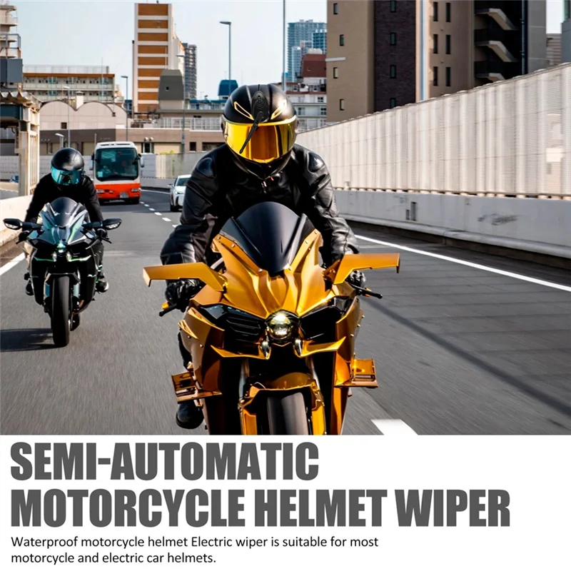 

A25P мотоциклетный шлем, электрические дворники, дворники для лобового стекла, 1200 мАч, дворники для полного лица