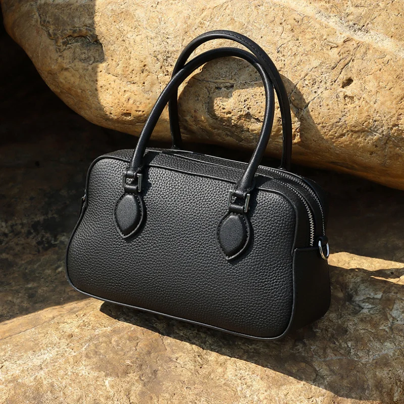 

Новая женская мини-сумка через плечо из натуральной кожи, универсальная, модная, в стиле «подушка»