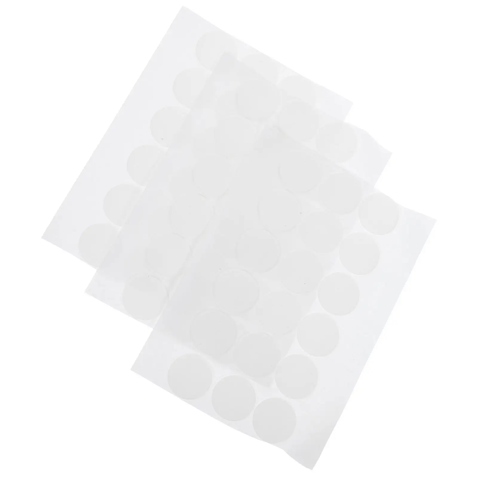 60Pcs Double Sided Adhesive Stickers Removable Strong Adhesive Round Clear Transparent Double Side Sticky Tape for Office Home