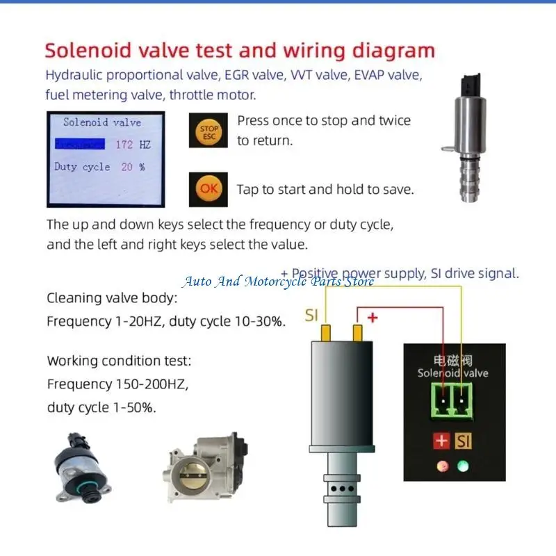

P9FD Симуляторы вождения Автомобильный детектор катушек зажигания Тестовый детектор автоматического зажигания Тестер холостого