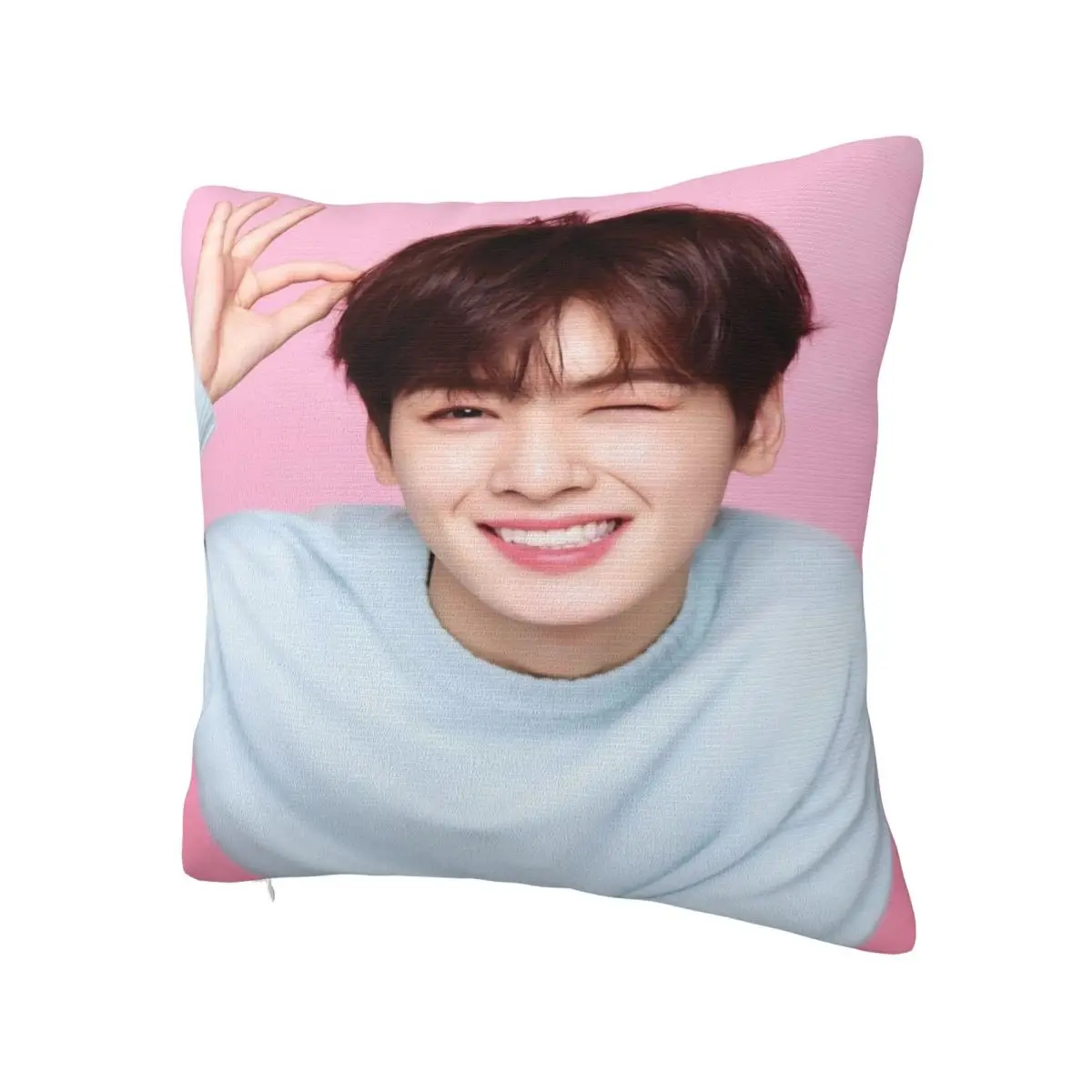 Cha Eun Woo Pillow Case Cushion Cover Polyester Pattern Pillow Cover Vintage Pillowcases For Sofa Bedroom Home Decor