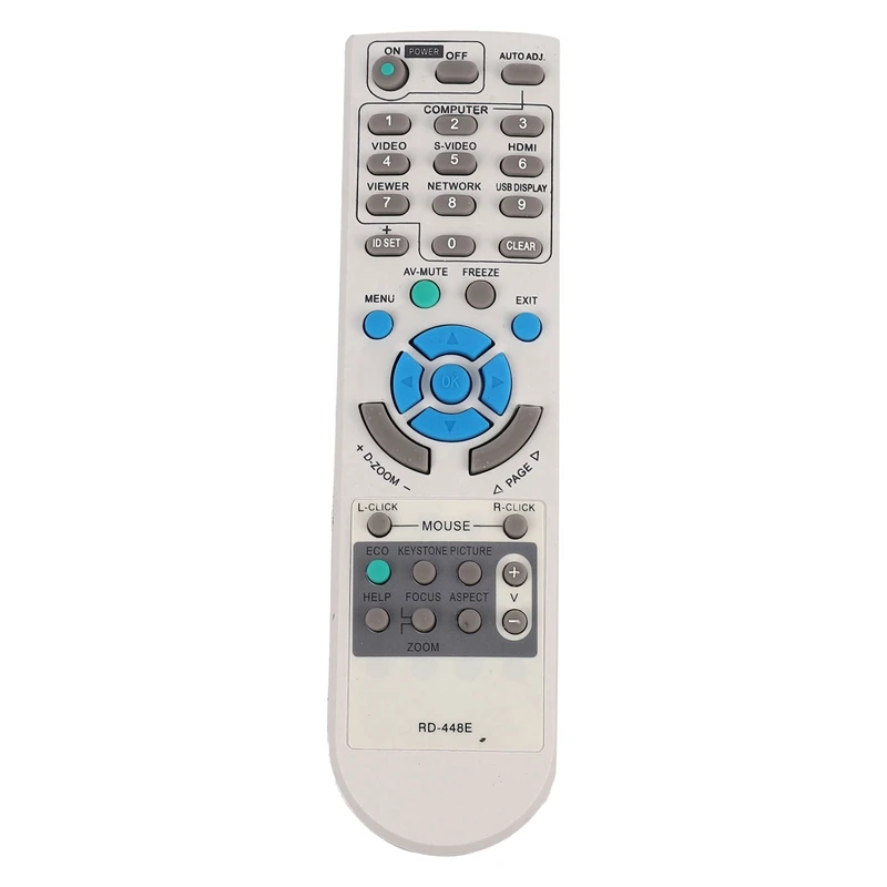 Rd-448E Projector Remote Control For Nec Projector V260X+V300X+V260 Rd-448E Rd-443E Lt180+Lt280 Lt380 M230 Rd-450C M260xc