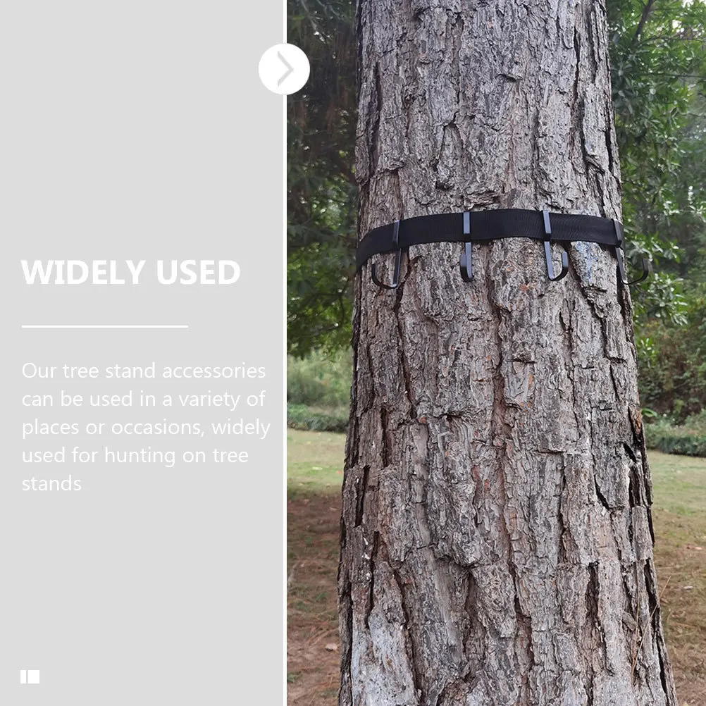 

5pcs Tree Hanging Hooks For Hunting Tree Stands Heavy Duty Outdoor Gear Mounts Accessory Holder Straps Equipment Hanger