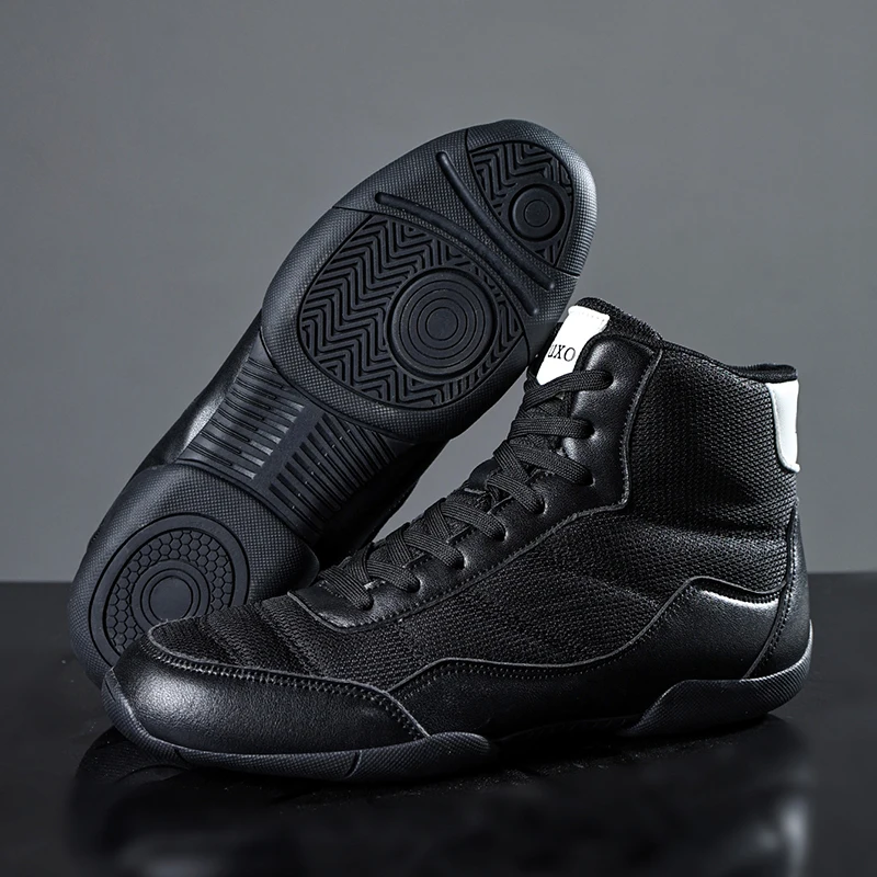2026 New Training Wrestling Shoes Men Women Fitness Boxing Shoes Mesh Breathable Boxing Shoes Men High-Quality Wrestling Shoes