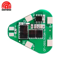 3S 12.6V 18650 Lithium Battery Protection Board 12.6V Charge Protection 12A 3 Cell Pack Li-ion BMS Protection Board