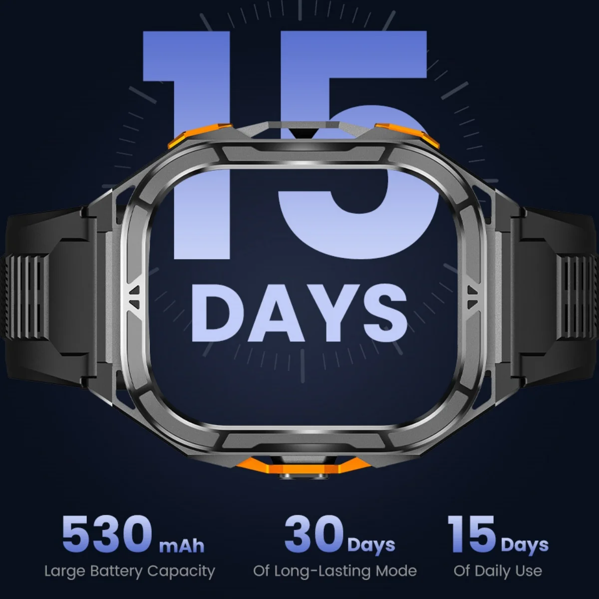 VWAR Apex GPS Smart Watch 50m Deep Waterproof Bluetooth Call Men's Sport Smartwatch Compass Altitude Barometer for Huawei Xiaomi