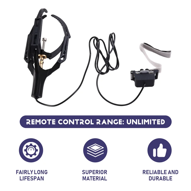 B44C Light-Controlled Mechanical Claws For DJI For Drone With Fill Light No Distance Restriction For Drone Rescue Supplies Black