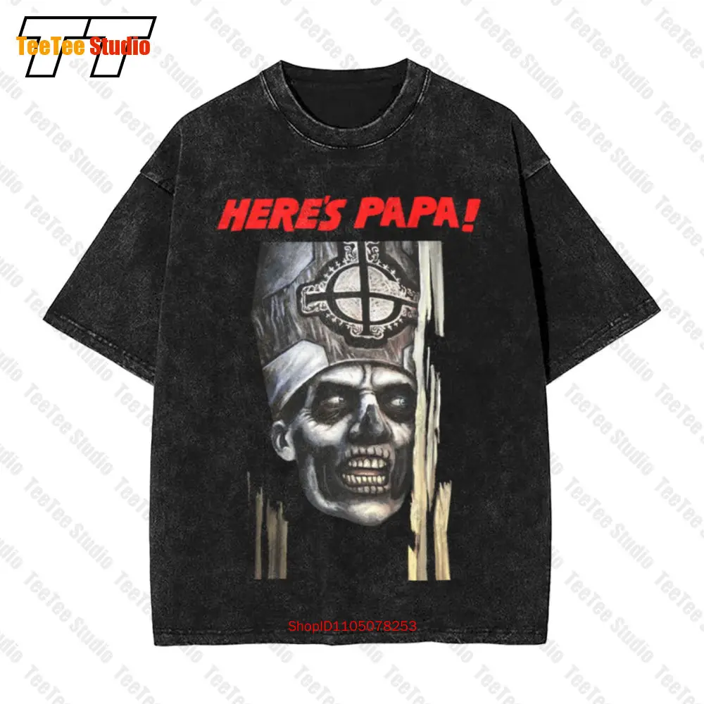 

Ghost Here'S Papa Bc Metal Rock Band Vintage Oversized T-Shirt 1M5I